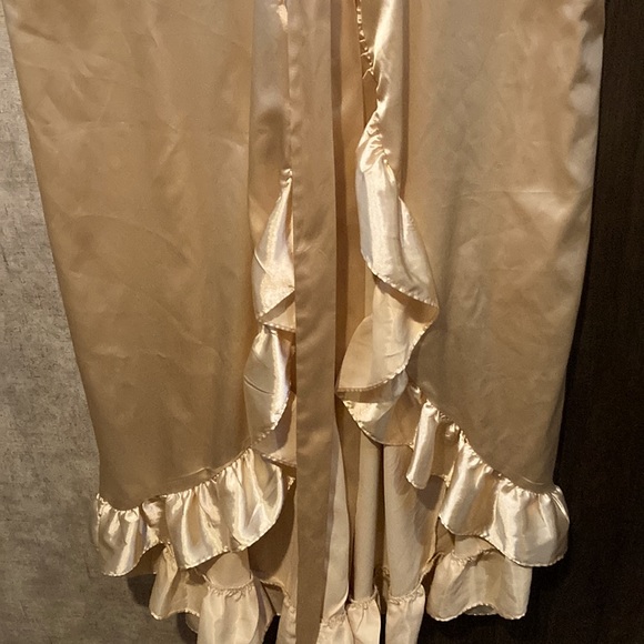 Francesca’s Collections worn once. Size L-XL. Light Gold. Retro inspired dress. - Picture 10 of 10